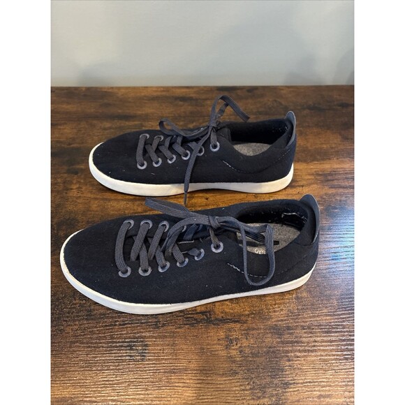 Allbirds Wool Piper Woven Walking Athletic Low Sneaker Shoes Black Men’s size 10 - Picture 3 of 6